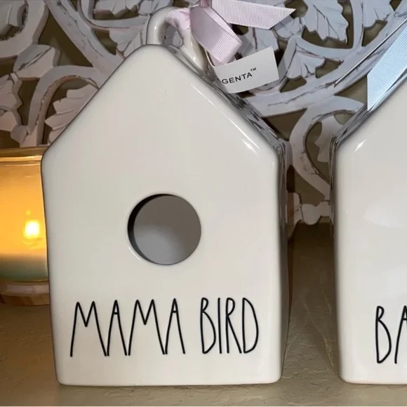 Rae Dunn Mama Bird Birdhouse - Picture 3 of 5